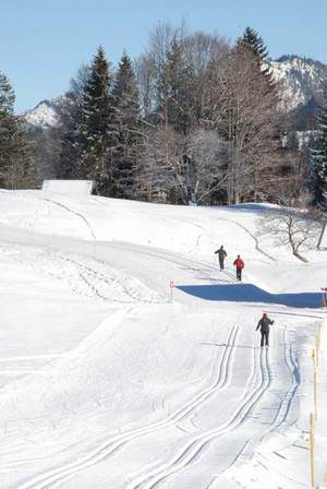  Im Allgäu langlaufen Oberjoch mit Kindern