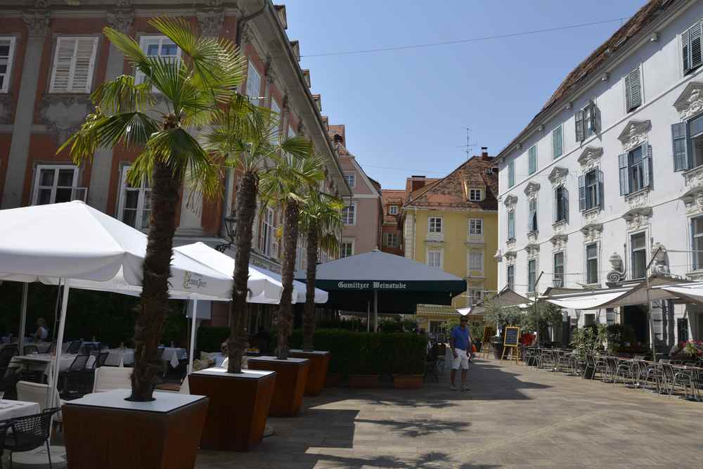 südländisches Flair mitten in Graz auf dem Mehlplatz