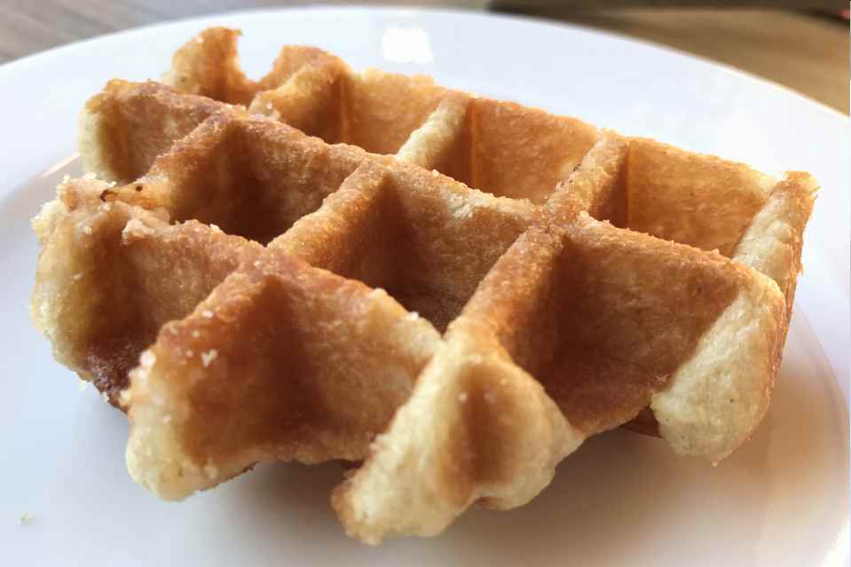 Die leckeren Waffeln waren besonders begehrt beim süßen Frühstück in Annaberg