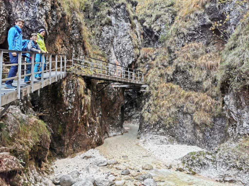 Almbachklamm mit Kindern wandern - uns hat´s sehr gefallen