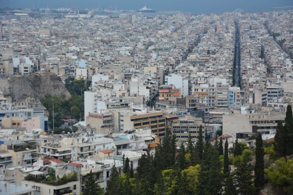 Athen mit Kindern - der Blick von oben auf die Hauptstadt Griechenlands