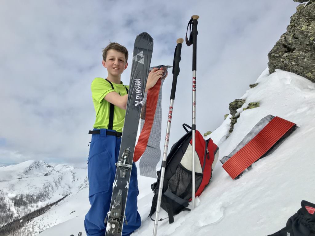 Ausrüstung Skitour mit Kindern