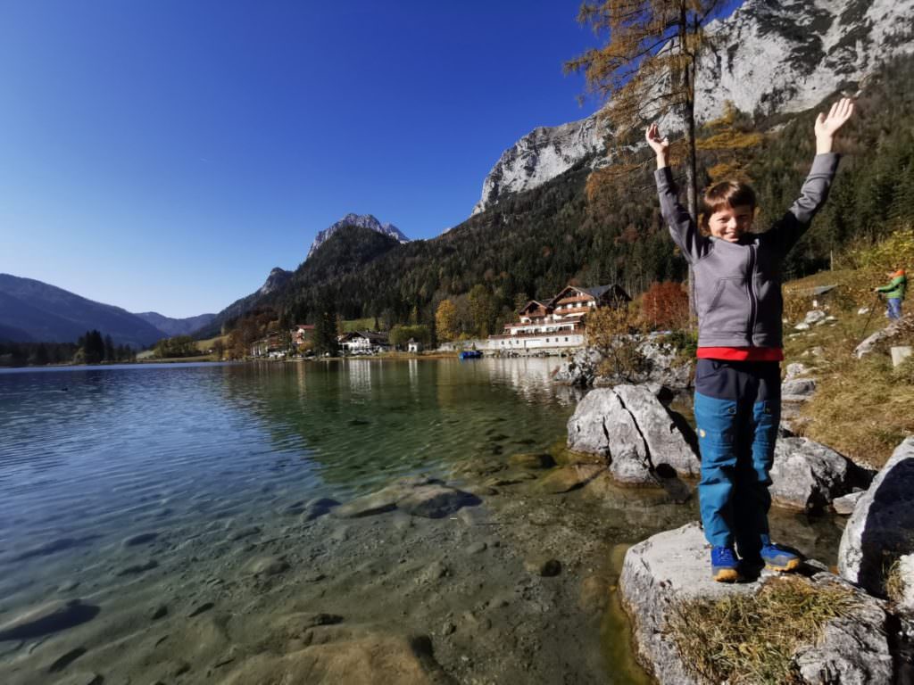 Berchtesgaden wandern mit Kindern - hier waren wir am Hintersee