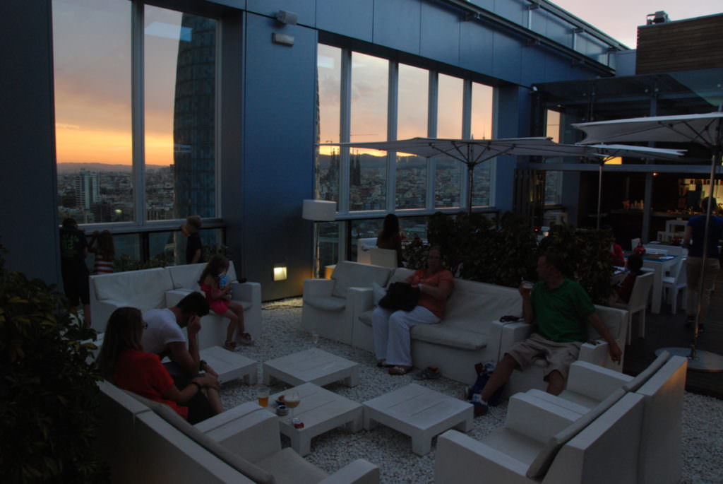 Familienhotel Barcelona mit Kindern - unser Ausblick über die Stadt!