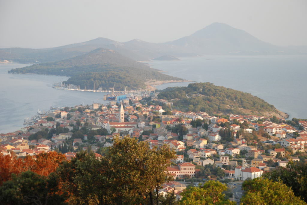 Insel Urlaub Kroatien mit Kindern: Blick auf die Inseln rund um Losinj