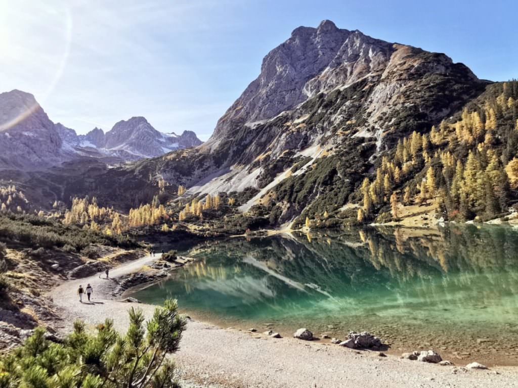 Das ist der Seebensee - eines der schönsten Ziele im Familienurlaub Lermoos