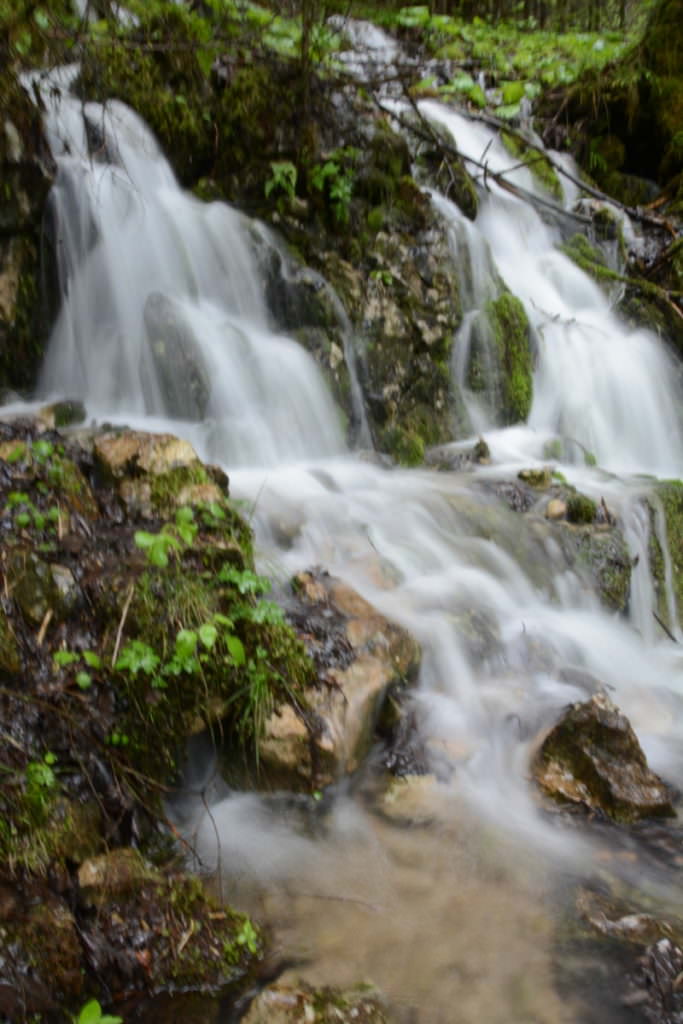 Die Wasserfälle auf dem Weg zur Wallfahrtskirche