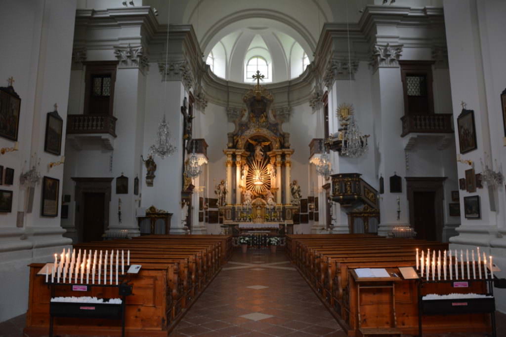 Maria Kirchental - der Innenraum der Wallfahrtskirche im Salzburger Land