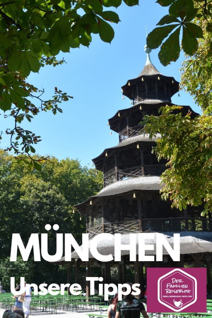 Chinesischer Turm - Biergarten und Spielplatz im grünen München mit Kindern: 