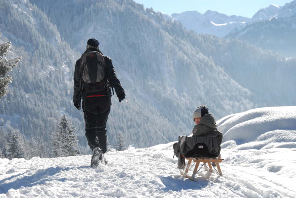 Rodelbahn Bayern - Hirschalpe Oberjoch Rodeln 