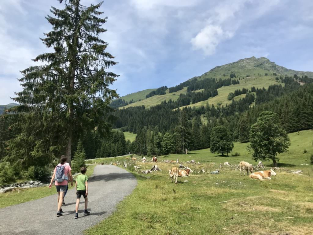 Saalbach Hinterglemm wandern mit Kindern