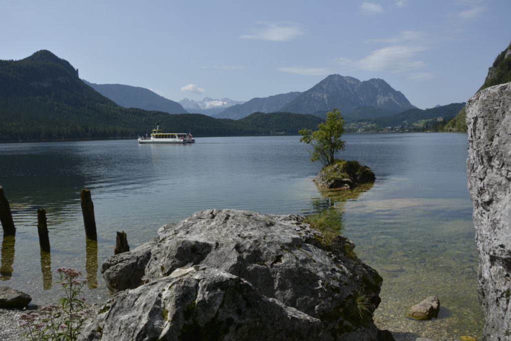 Salzkammergut Wanderung mit Kindern - hier der schöne Altausseer See