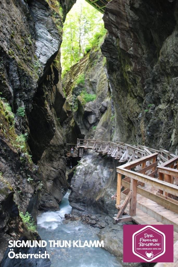 Merk dir die Sigmund Thun Klamm für deine nächste schöne Wanderung im Salzburger Land