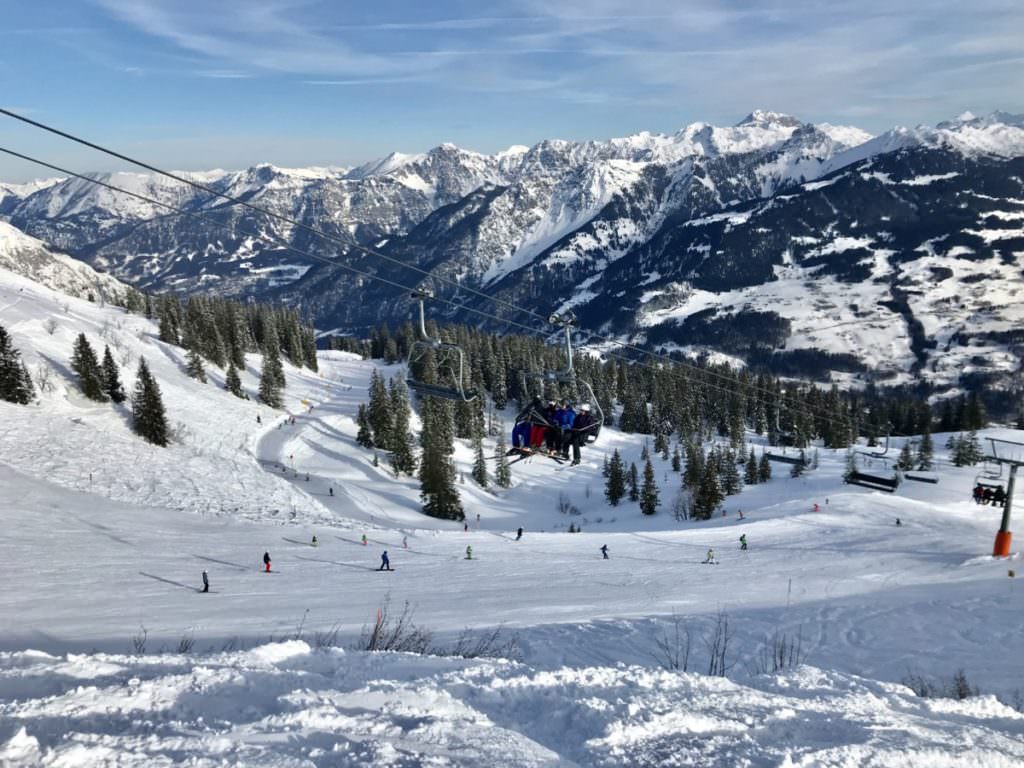 Skifahren Vorarlberg mit Kindern: Das größzügige Skigebiet am Golm