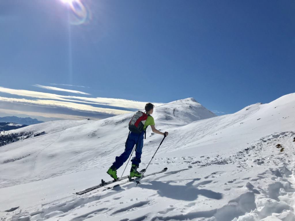 Skitour mit Kindern - stolz waren wir auf dieser Tour gemeinsam unterwegs