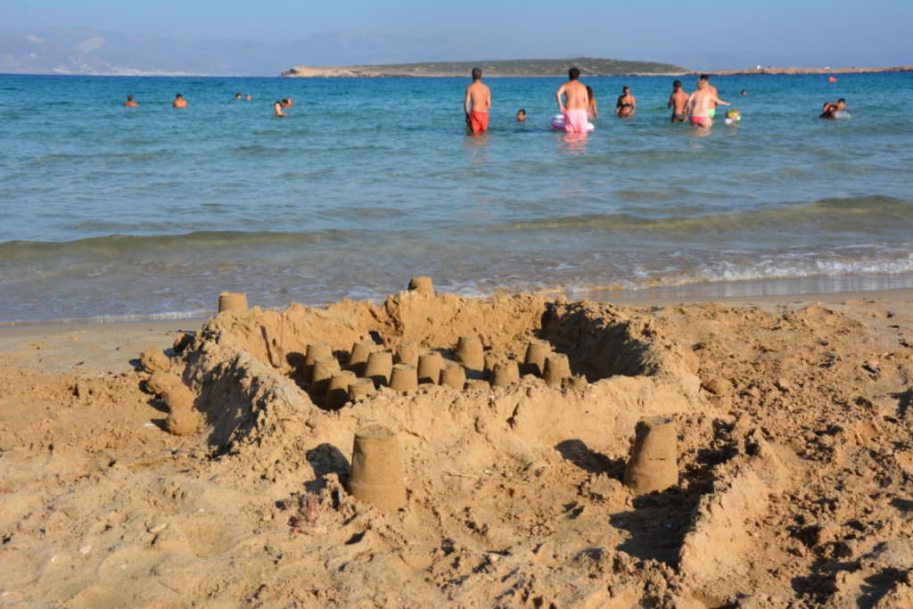 Santa Maria - ideal für den Sonnenuntergang auf der Insel Paros