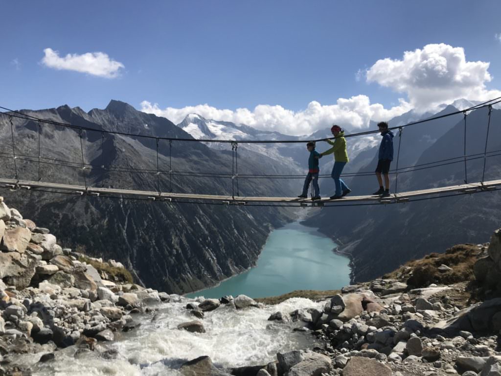 Eindrucksvoll im Zillertal mit Kindern: Wandern am Schlegeisspeicher