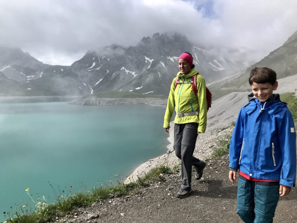 Wandern mit Kindern Österreich: Der schöne Lünersee