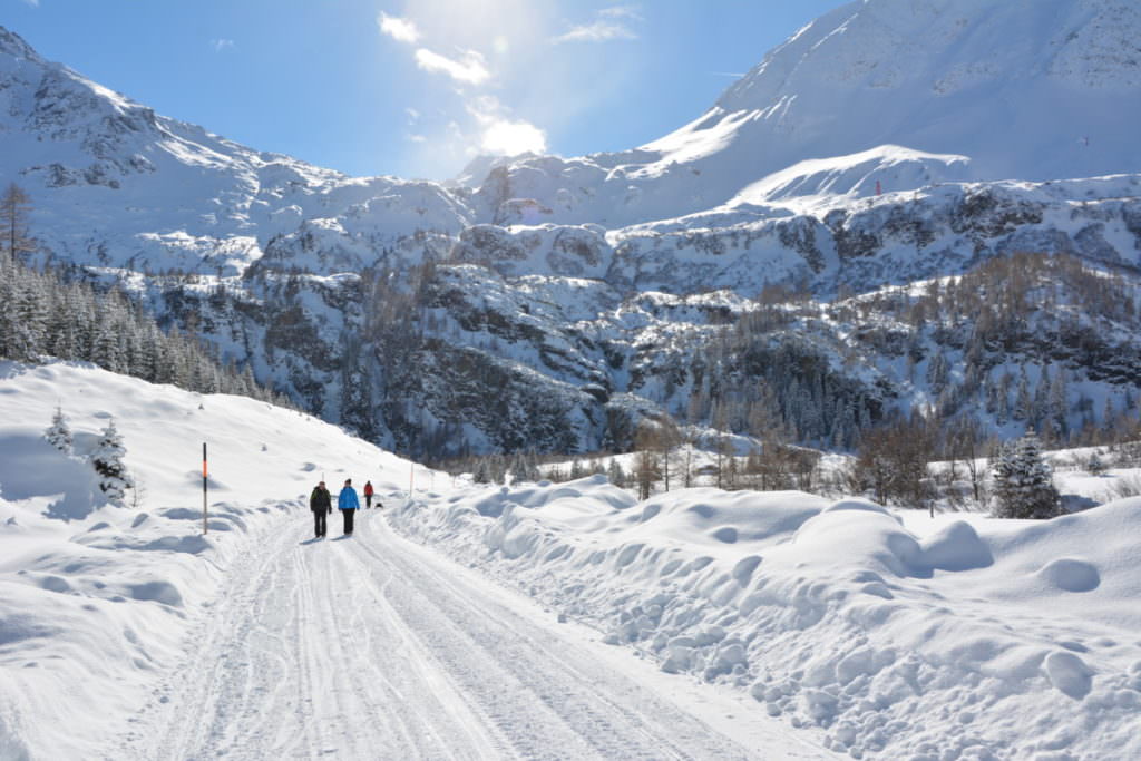 Winterwandern Salzburg - in Rauris am Kolm Saigurn