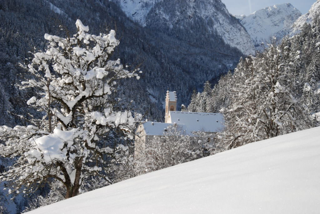 Winterwandern Tirol - wenn der Neuschnee von der Sonne beschienen wird