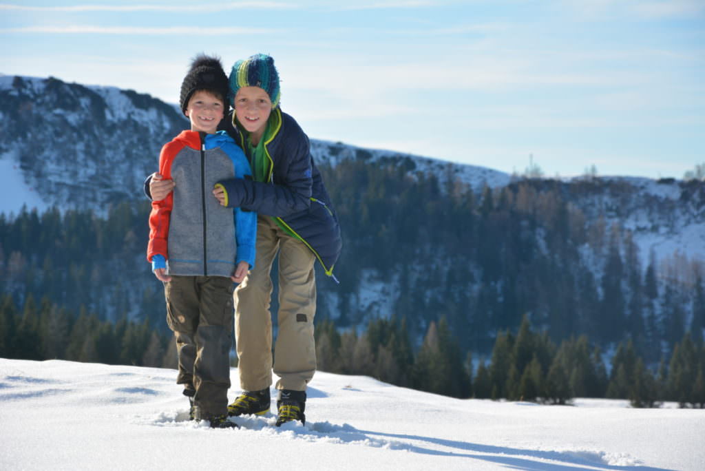 Winterwandern mit Kindern - ihnen gefällt das auch :-)