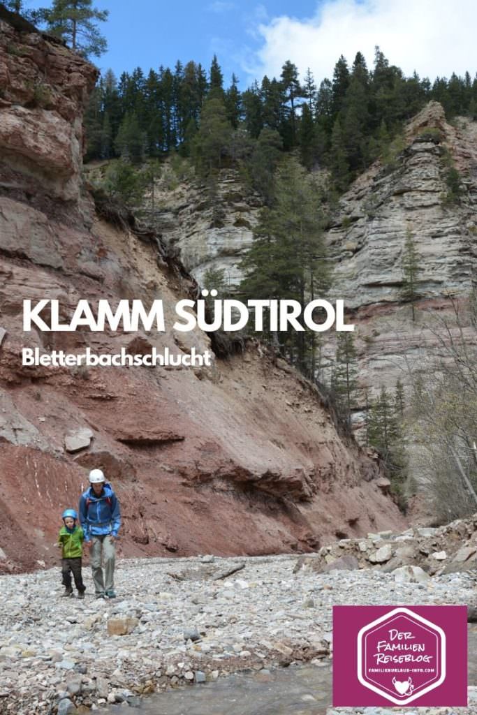 Bletterbachschlucht - Klamm Südtirol bei Bozen