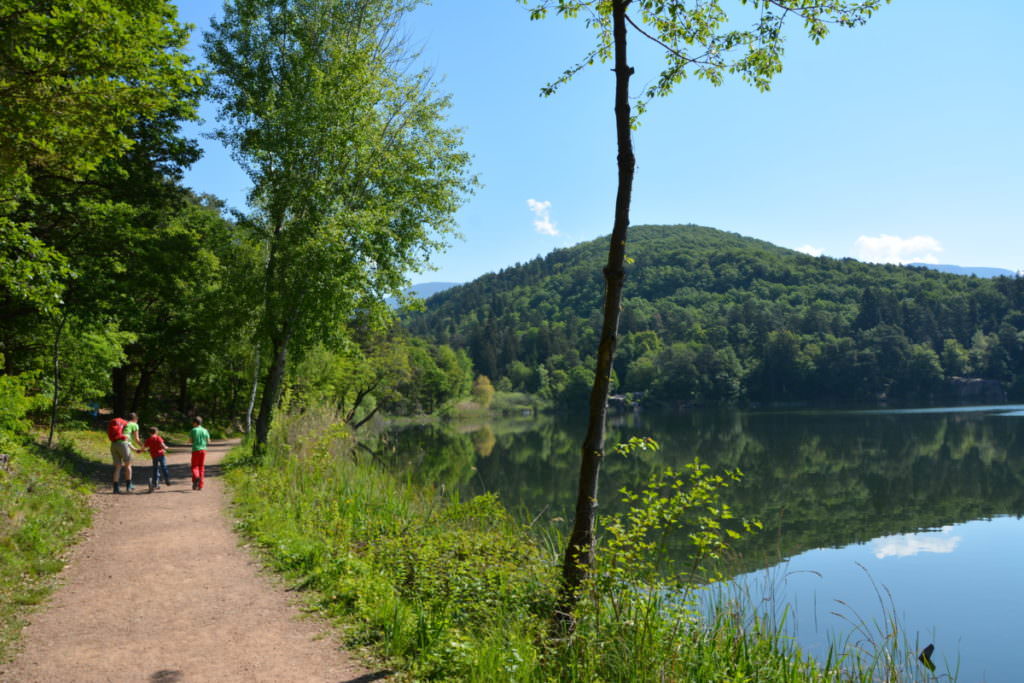 Montiggler See wandern mit Kindern