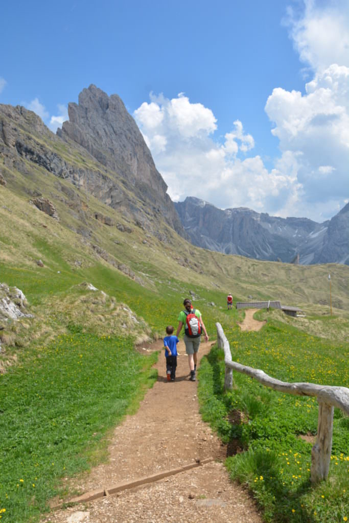 Panascharte mit Kindern - schöne Wanderung in den Dolomiten