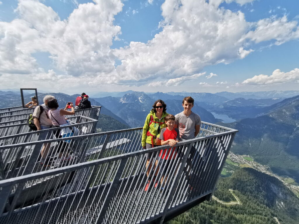 Hallstatt mit Kindern - unbedingt zur 5 Fingers Aussichtsplattform