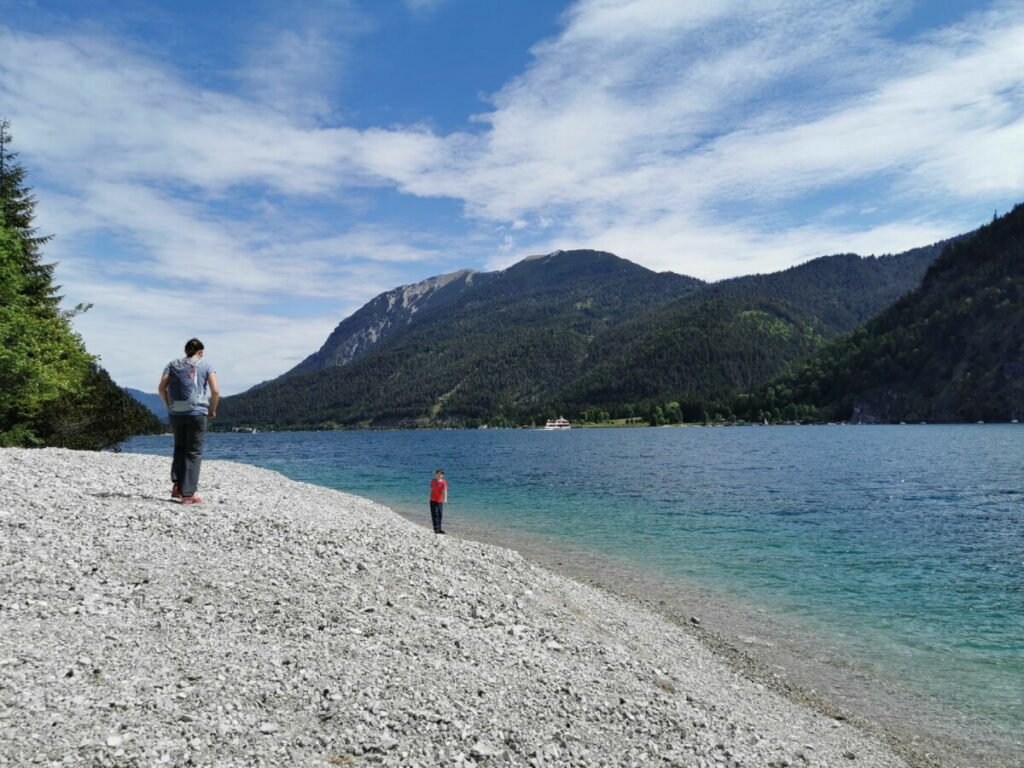 Paradiesisch: Die Weite auf den Kiesbänken genießen