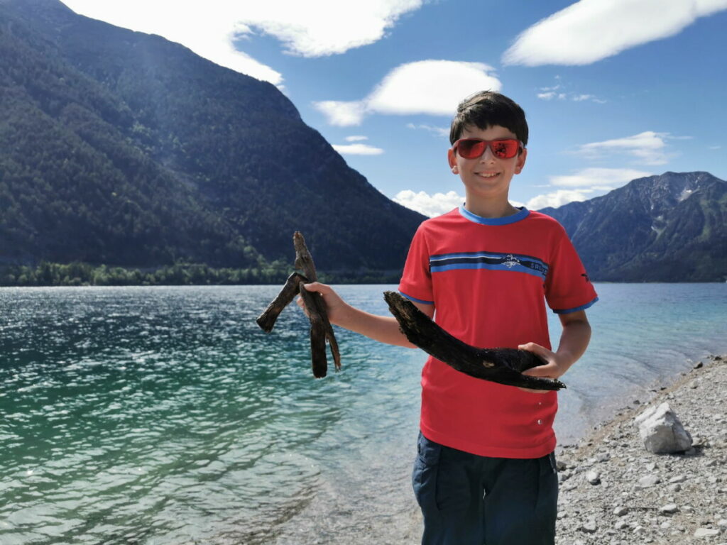 Zuerst wandern und danach am Achensee Schiff fahren mit Kindern