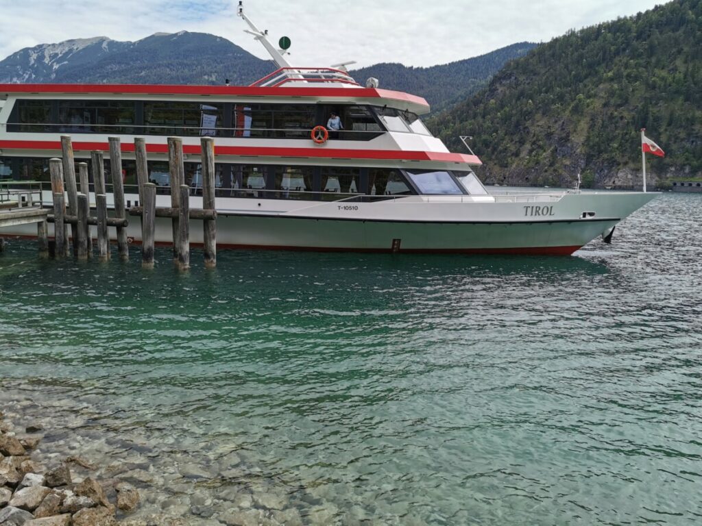 Die Achensee Schiffahrt startet bei der Gaisalm