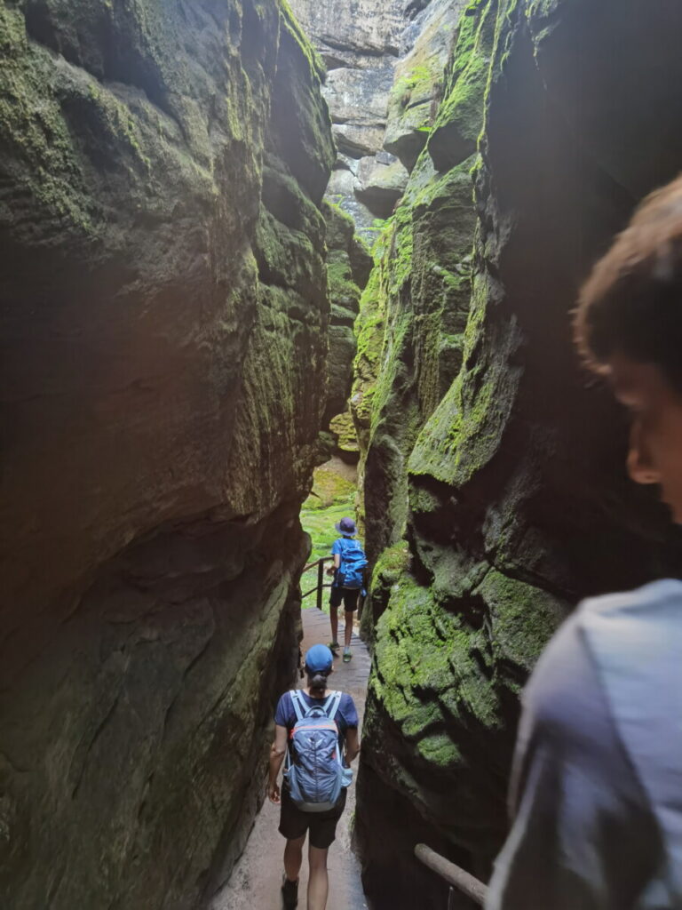 Die Weckelsdorfer Felsenstadt Wanderung mit Kindern