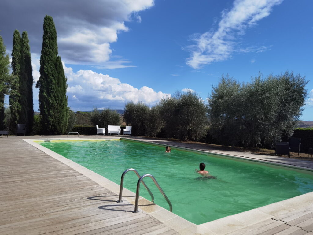 Agriturismo Toskana mit Kindern: Der Pool von La Mandriola