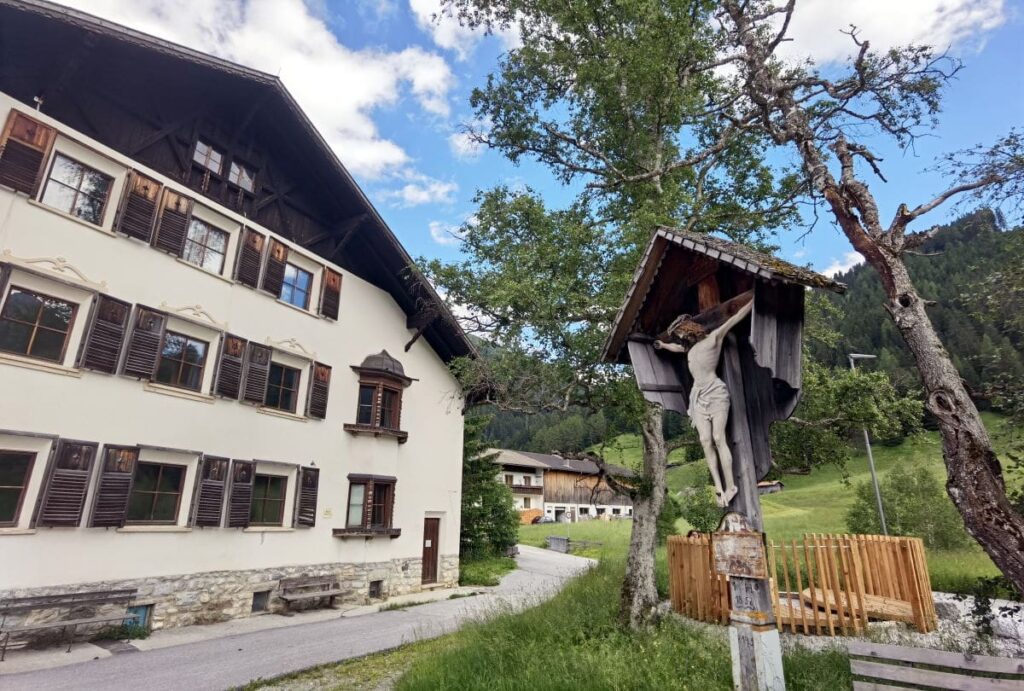 Unsere Ankunft bei der Ferienwohnung in Almi´s Berghotel