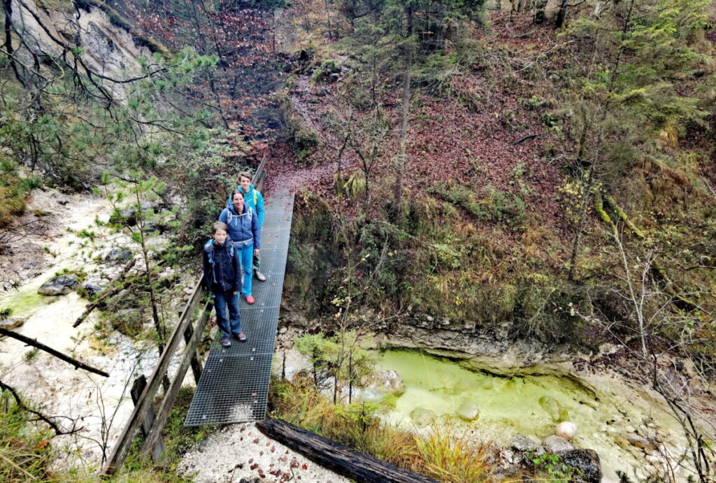 Aschauer Klamm mit Kindern - lohnende Klammwanderung in Bayern