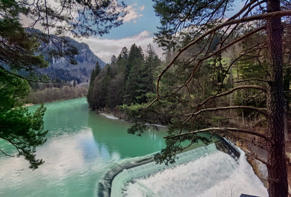 Der Lechfall ist eines der Natur Ausflugsziele in Oberbayern