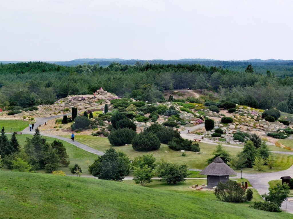 Ausflugsziele Oberlausitz mit Kindern - der Blick über den Findlingspark Nochten