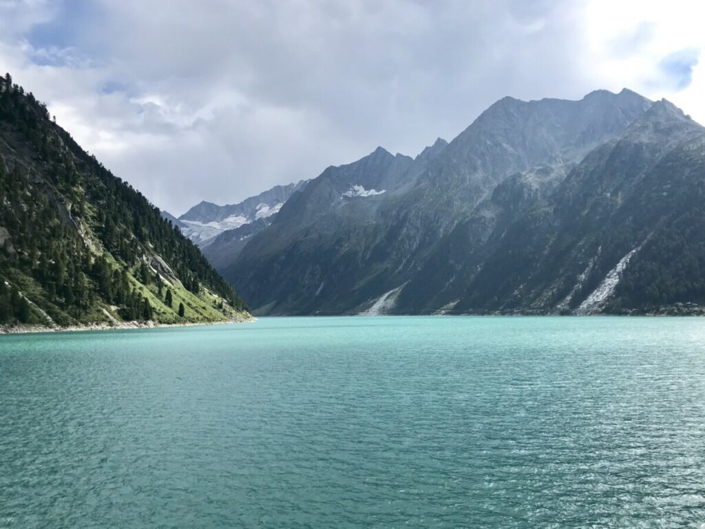 Ausflugsziele Tirol - der tolle Schlegeisspeicher im Zillertal