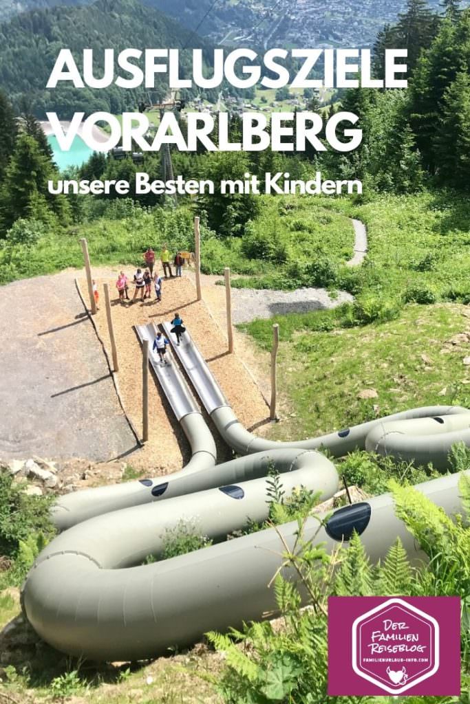 Ausflugsziele Vorarlberg mit Kindern - das sind unsere Besten