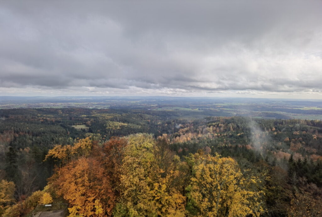 Auf dieser Fichtelgebirge Wanderung hast du diese Aussicht