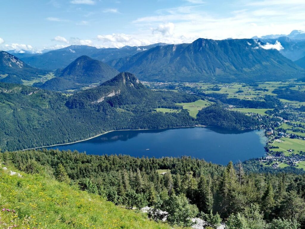 Bad Aussee mit Kindern - Blick vom Loser aus den Altausseer See