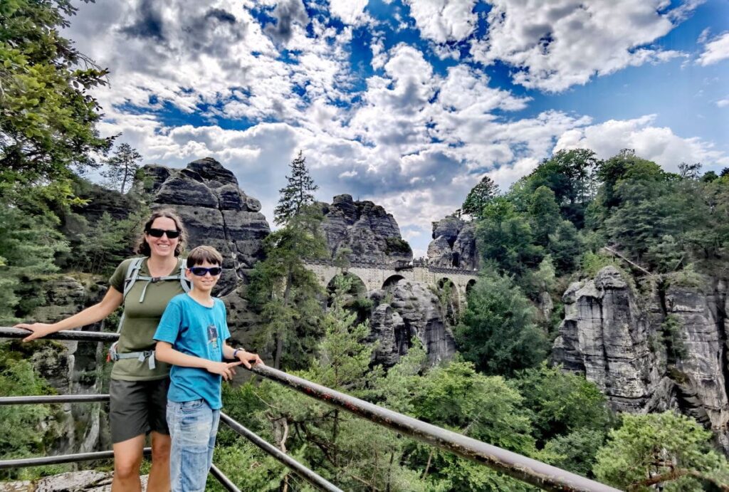 Ausflugsziele Sachsen mit Kindern und toll zu wandern: Die Bastei