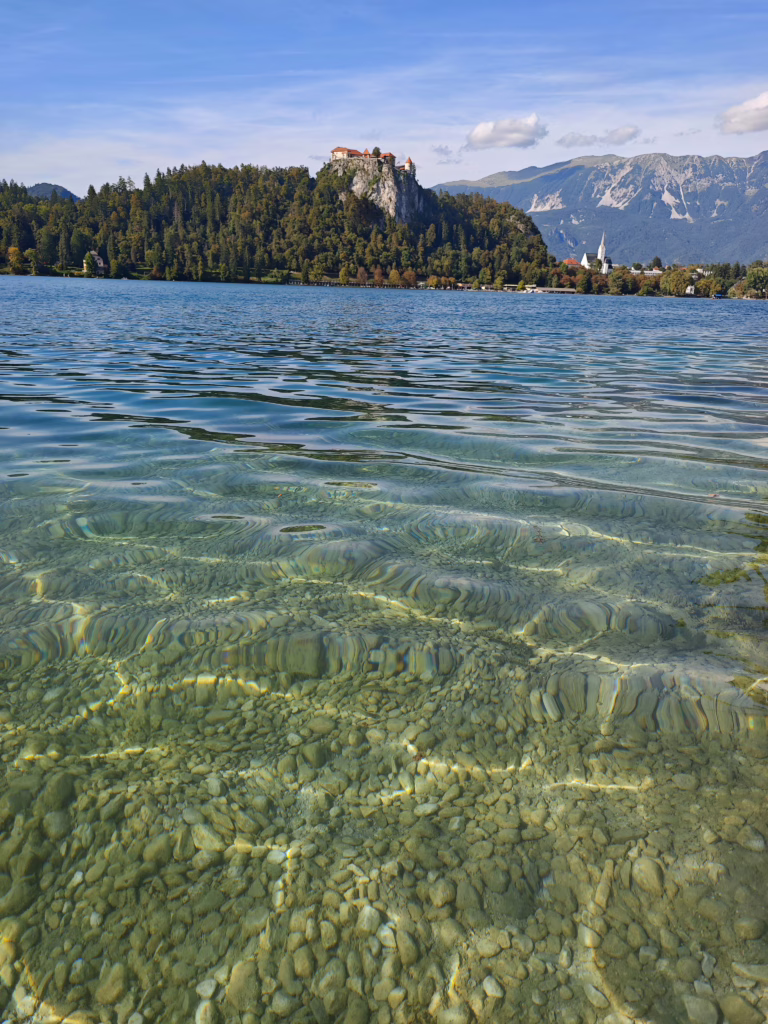 Bleder See Slowenien - das Wasser ist glasklar