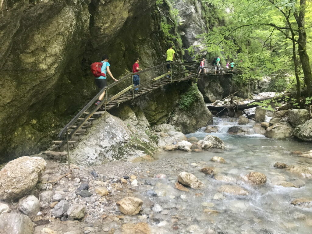 Von der Tscheppaschlucht weiter wandern ins Bodental - das ist der Weg