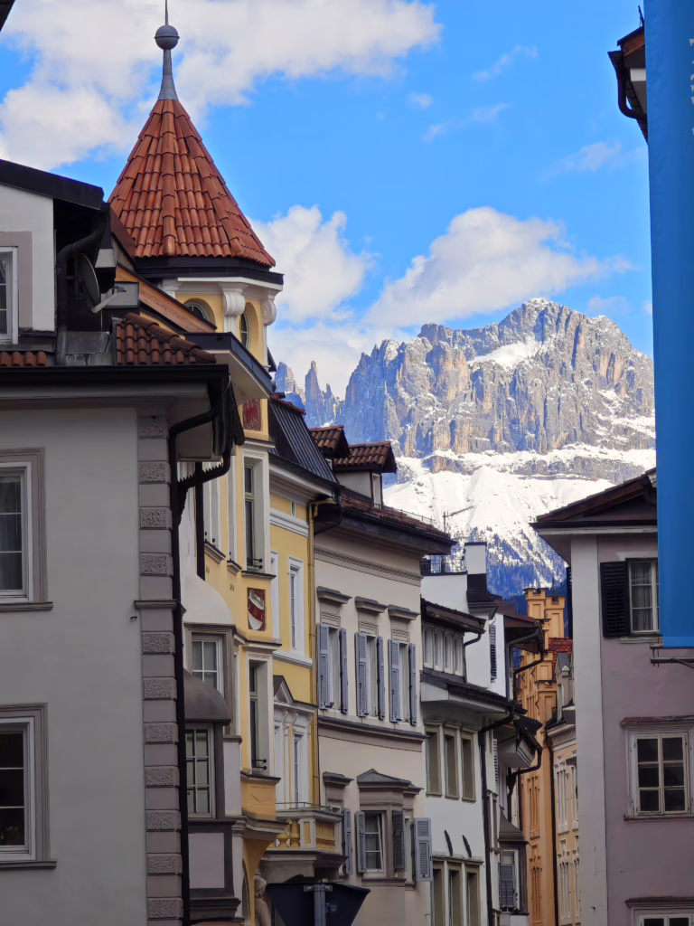Rundgang durch Bozen mit Kindern - samt Blick auf die Dolomiten