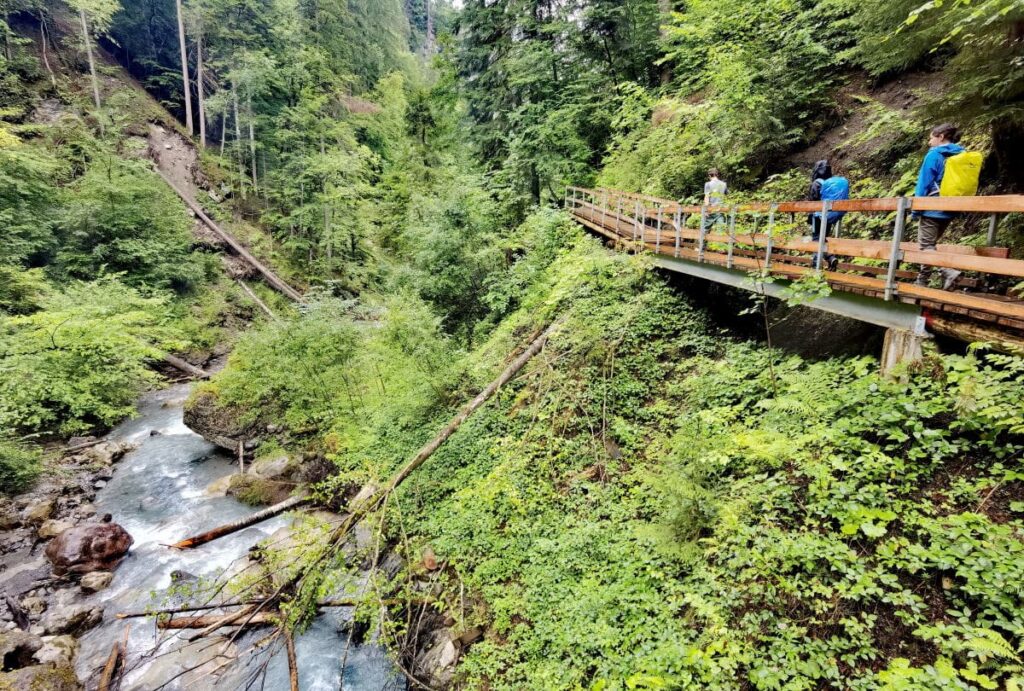 Bürser Schlucht bei Regen - unser Regenwetter Ausflug im Brandnertal