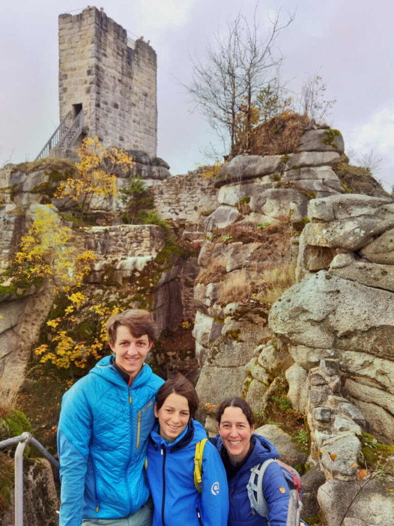 Ausflug zur Burgruine Weißenstein im Steinwald