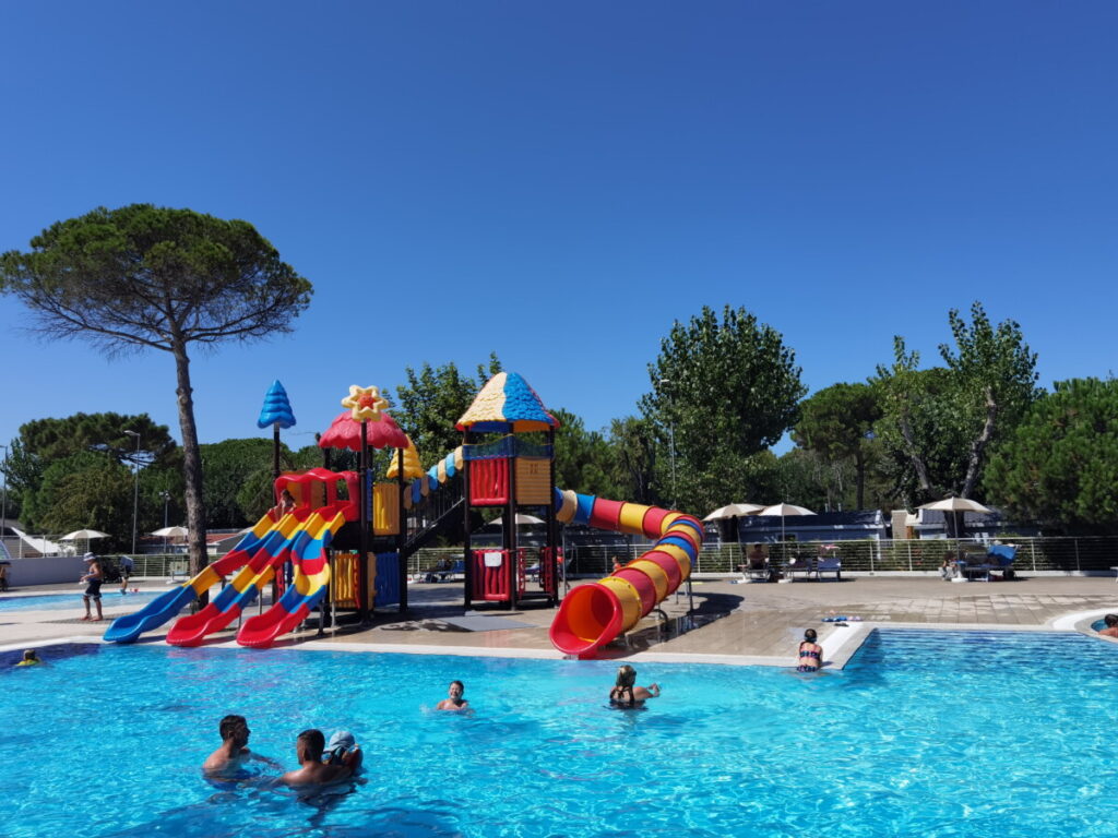 Camping Ravenna mit Schwimmbad samt Wasserrutsche