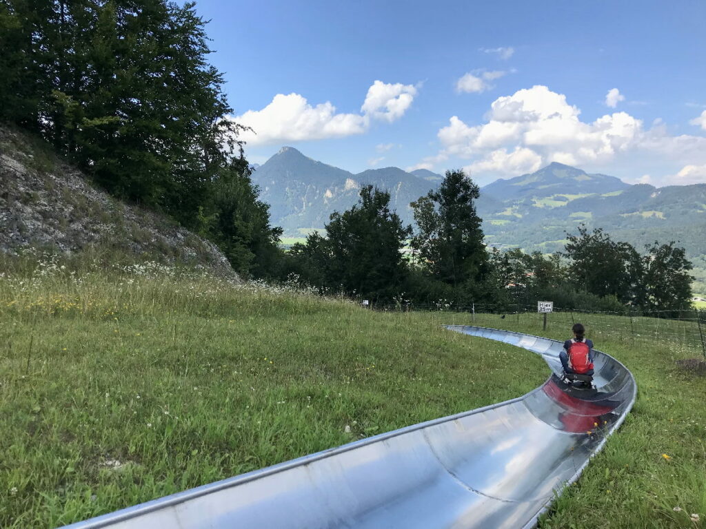 Genial am Chiemsee mit Kindern: Die Sommerrodelbahn Hocheck, Oberaudorf